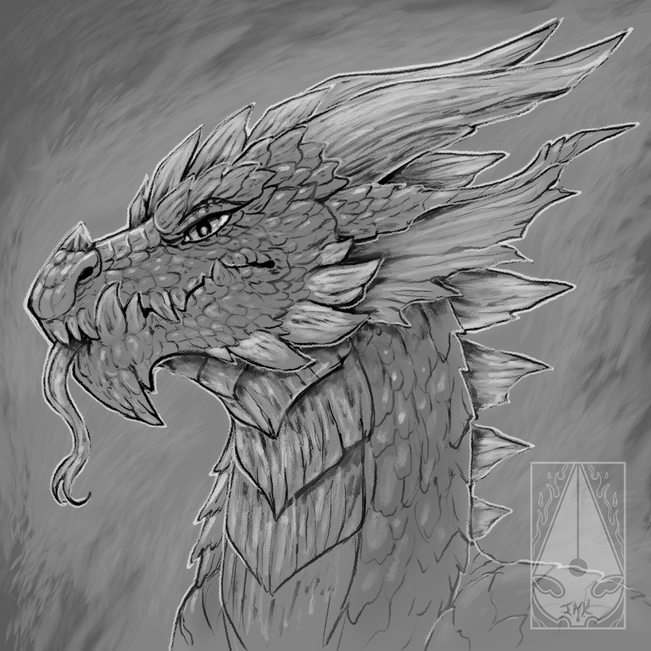 Rough Lined Concept Sketch Dragon by DreamyDraemon -- Fur Affinity [dot ...