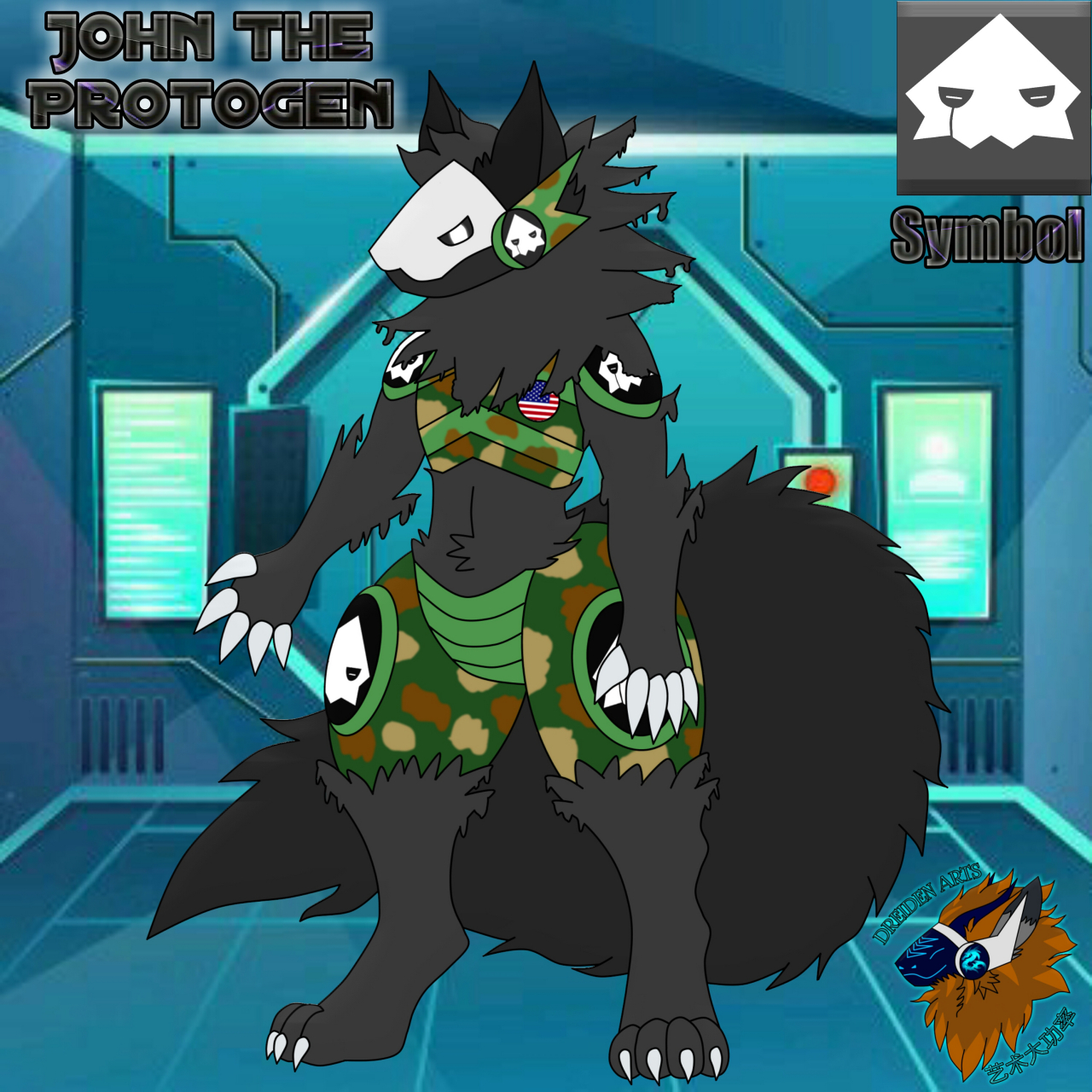 Protogen boy concept :3 (commission) by DiscordTheGE on Newgrounds