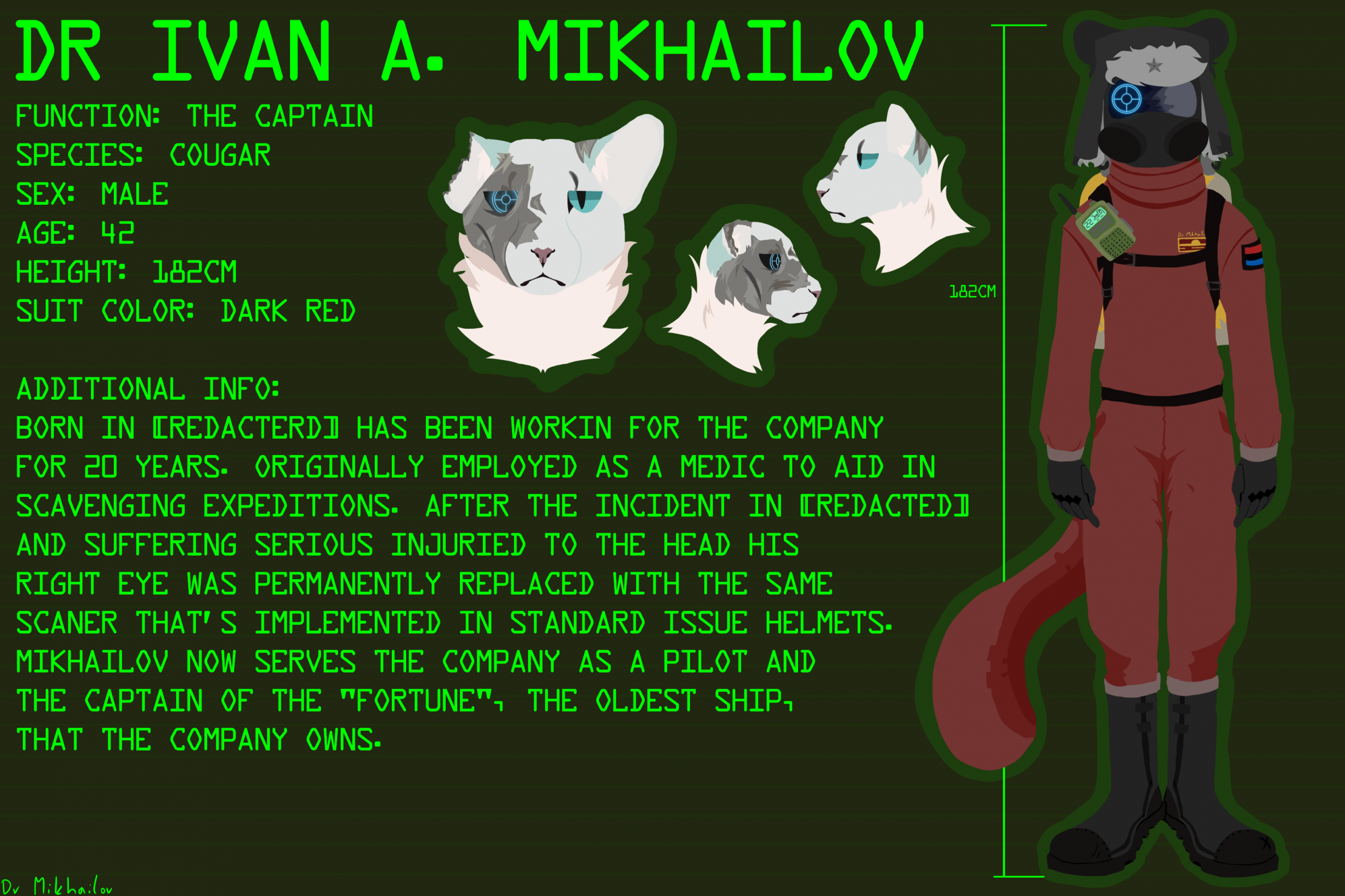 Lethal Company Sona reference sheet by DrIvanAMikhailov -- Fur Affinity  [dot] net