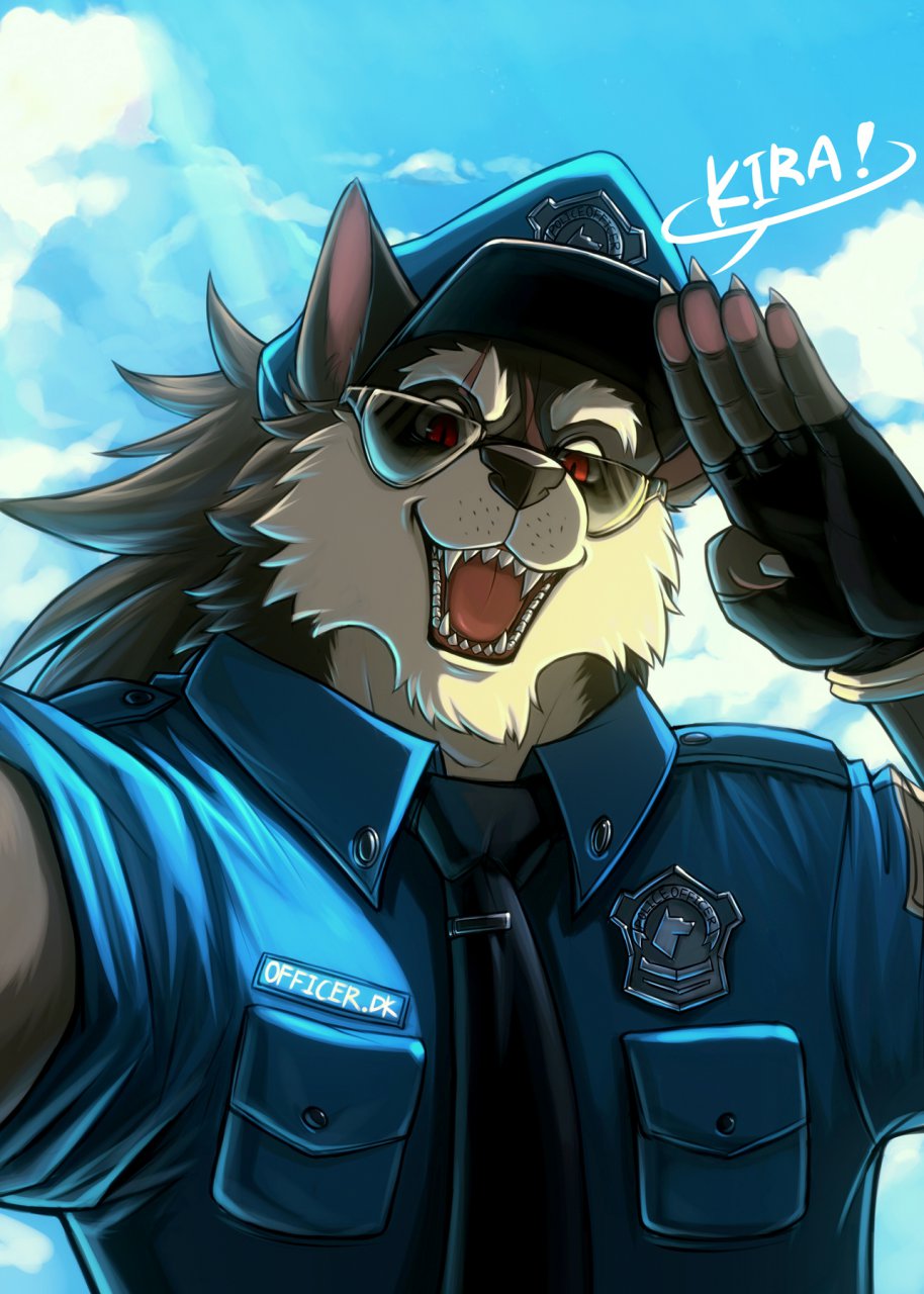 Фурри полицейский