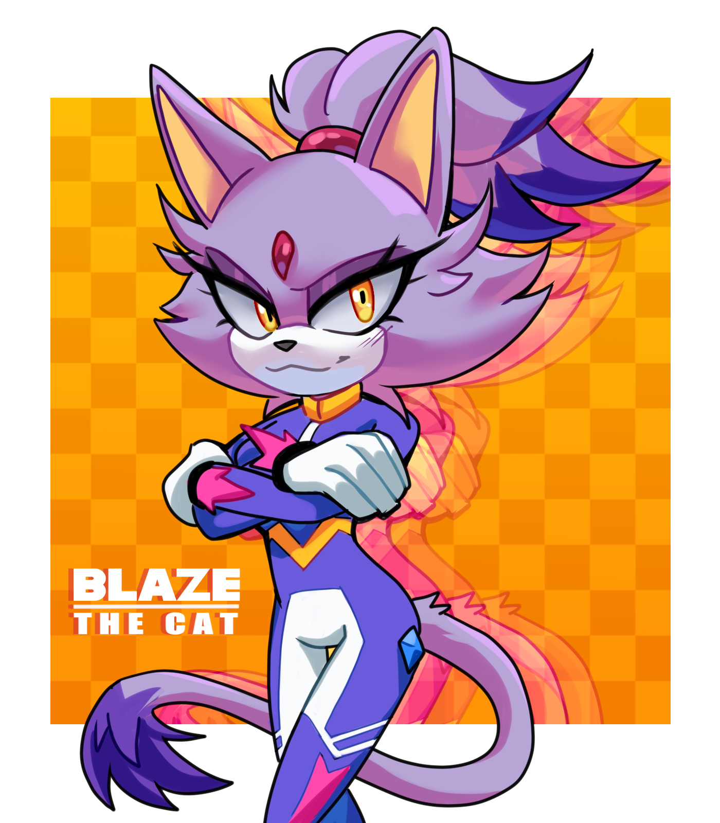 Blaze the cat by droffagner -- Fur Affinity [dot] net