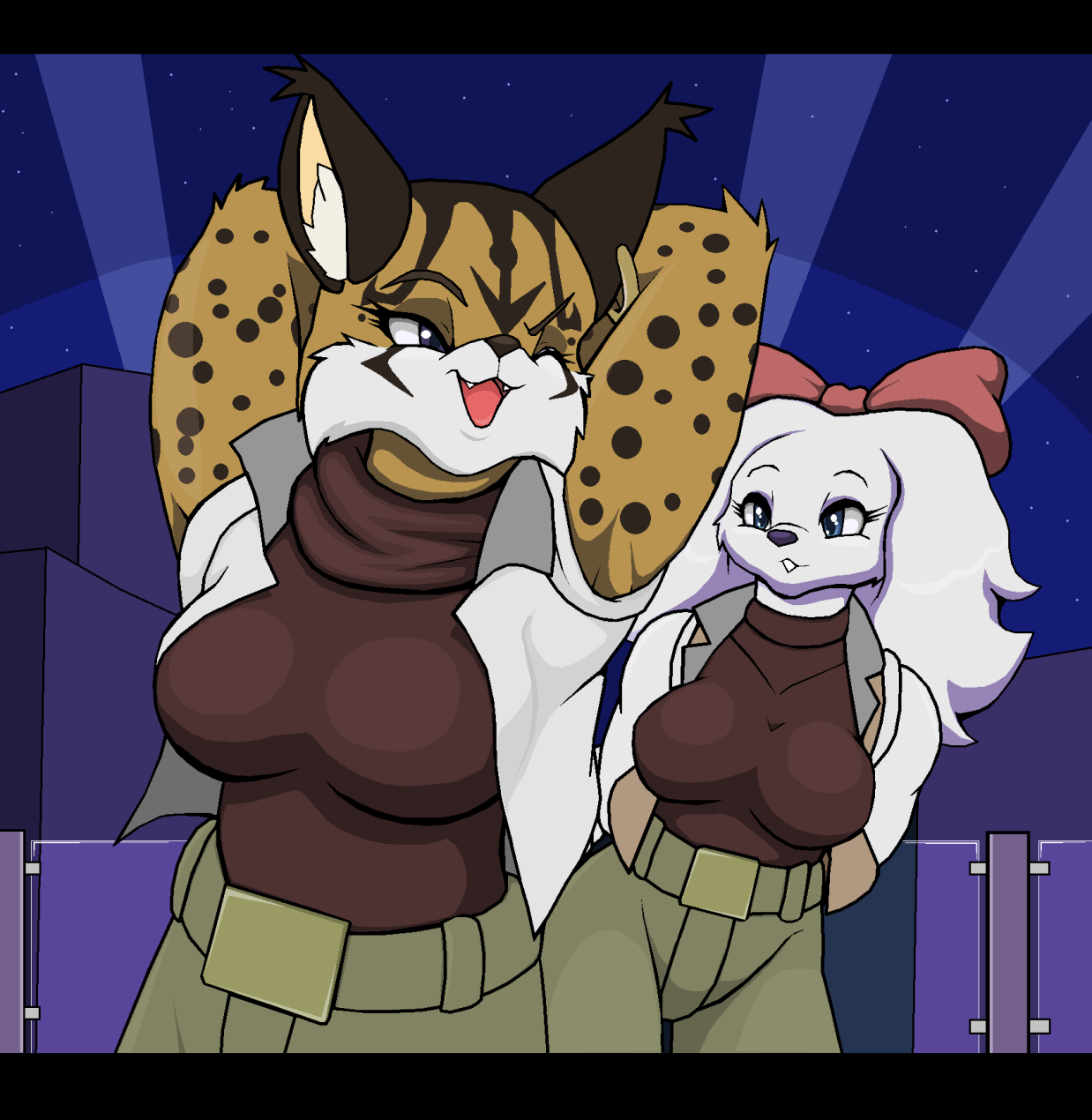 Miyu & Fay by Droll3 -- Fur Affinity [dot] net