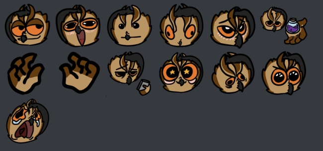 COMM] Cursed emojis for Charcoal by henryjdoe -- Fur Affinity [dot] net