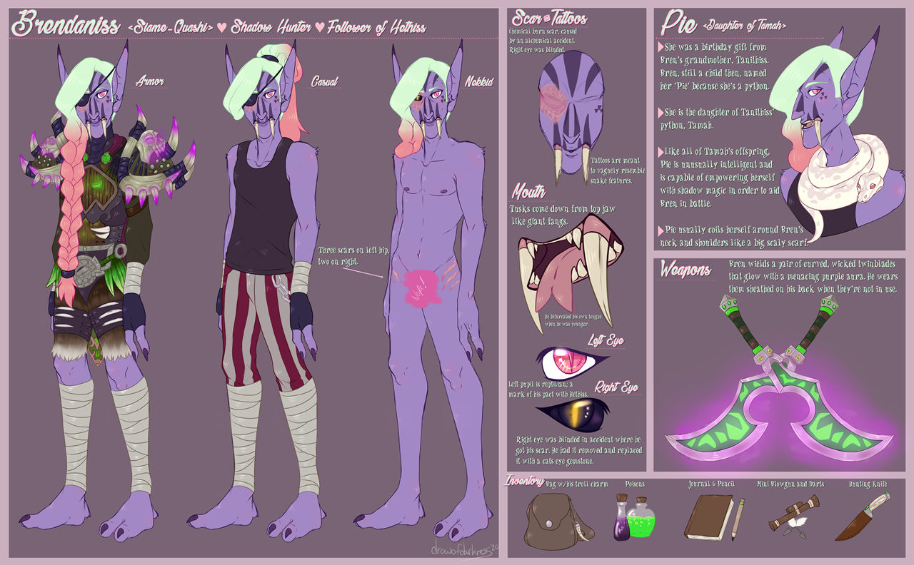 2020] Brendaniss Ref by drowofdarkness -- Fur Affinity [dot] net