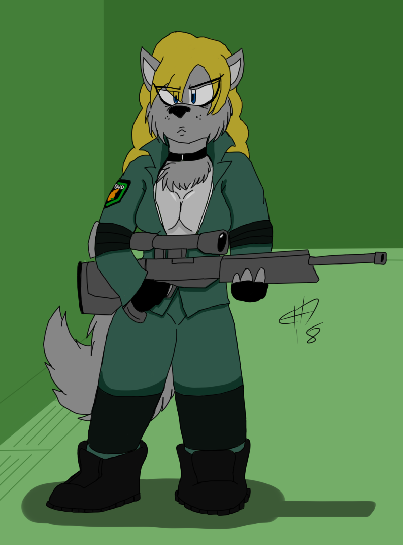 Sniper wolf by Drpstripes -- Fur Affinity [dot] net