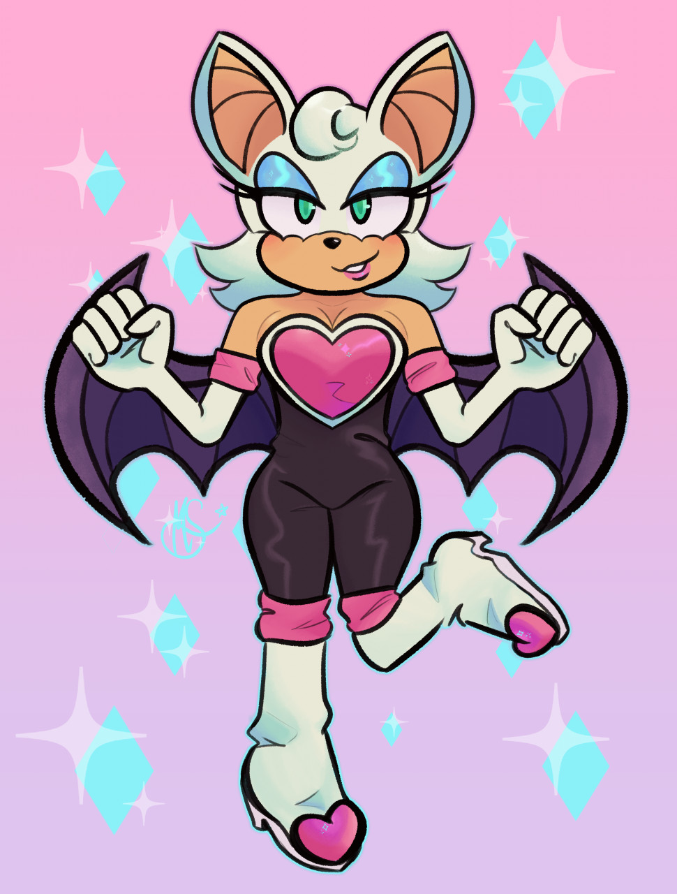 Rouge The Bat [Sonic] by DrStarline -- Fur Affinity [dot] net