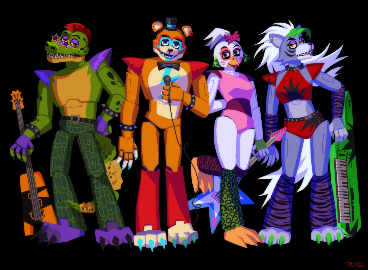 glamrock animatronics by Druna -- Fur Affinity [dot] net