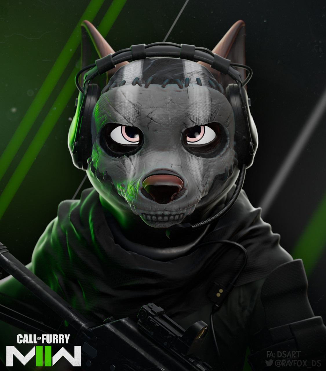 Ghost V2 (COD:MW2)  Animated Steam Artwork by DryreL on DeviantArt