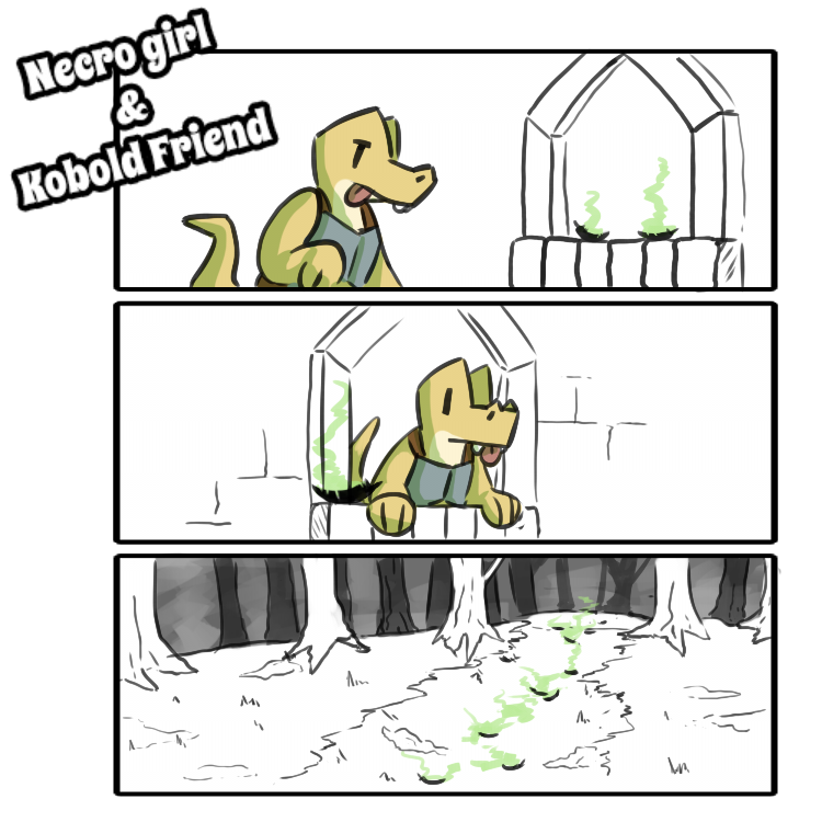 Necro girl and kobold friend 81 by dsurion123 fur affinity dot net