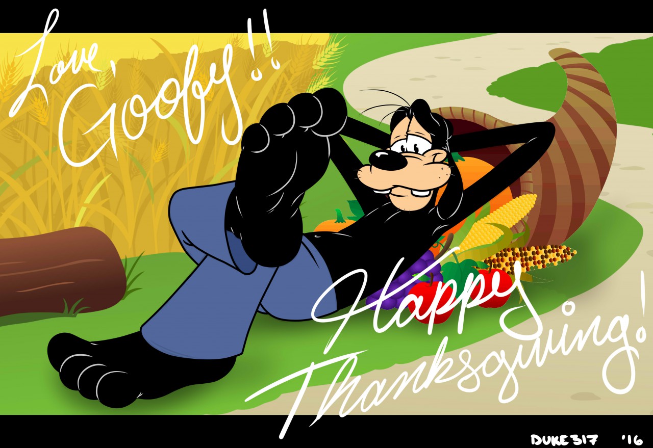 Goofy Thanksgiving~ by Dudley317 -- Fur Affinity [dot] net