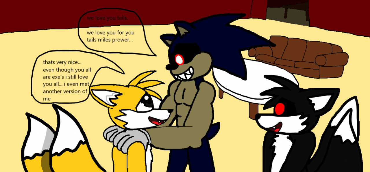 sonic.exe and tails.exe loves tails by DukeTheFox -- Fur Affinity [dot] net