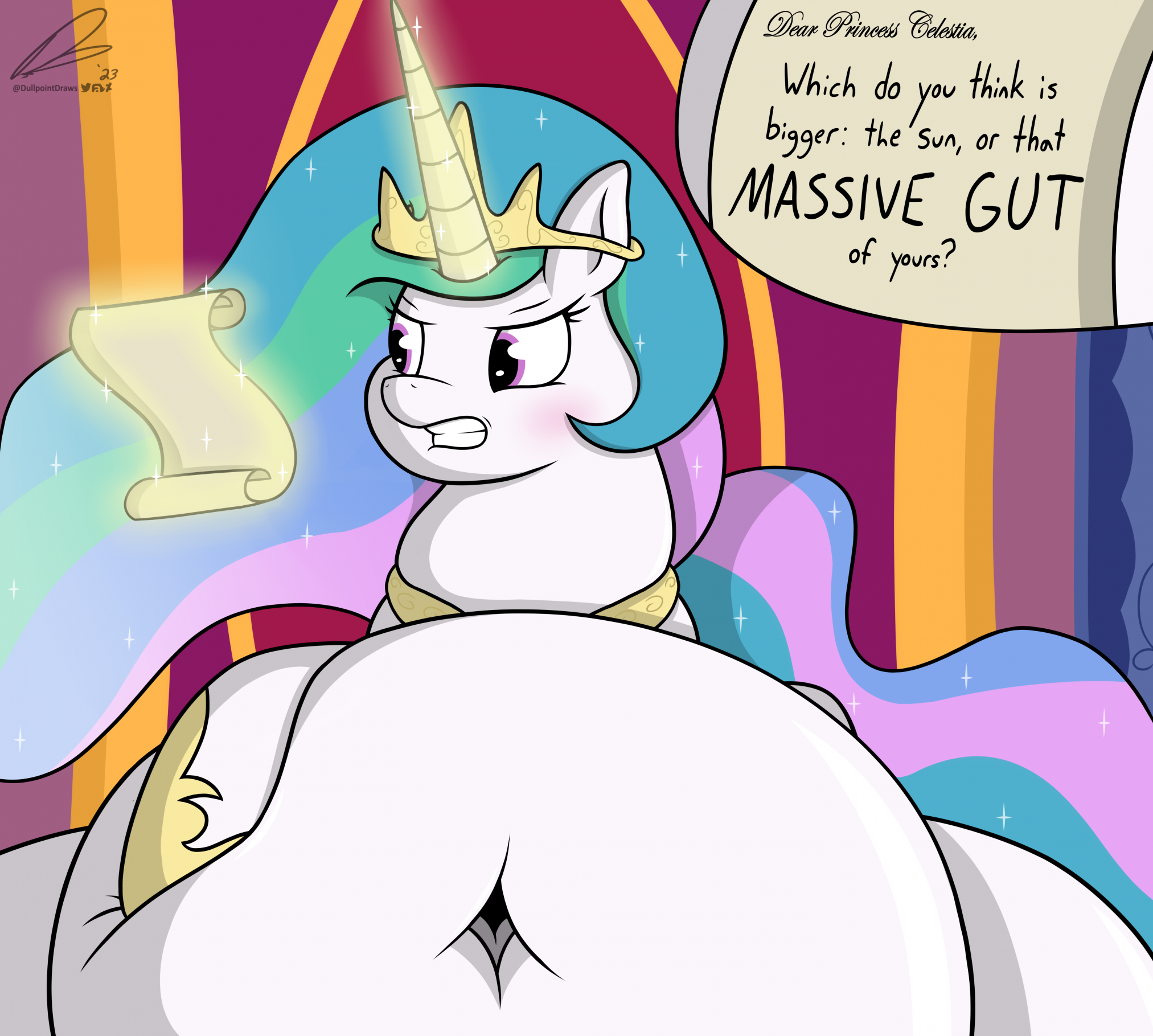 Dear Princess Celestia... (Part 2/2) by Dullpoint -- Fur Affinity [dot] net