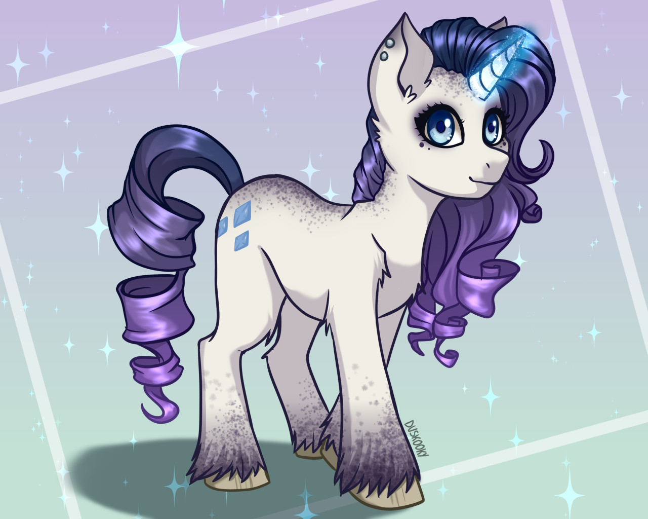 Rarity - MLP redesign by Duskoooky -- Fur Affinity [dot] net