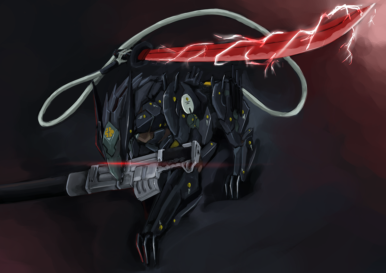 Blade wolf art