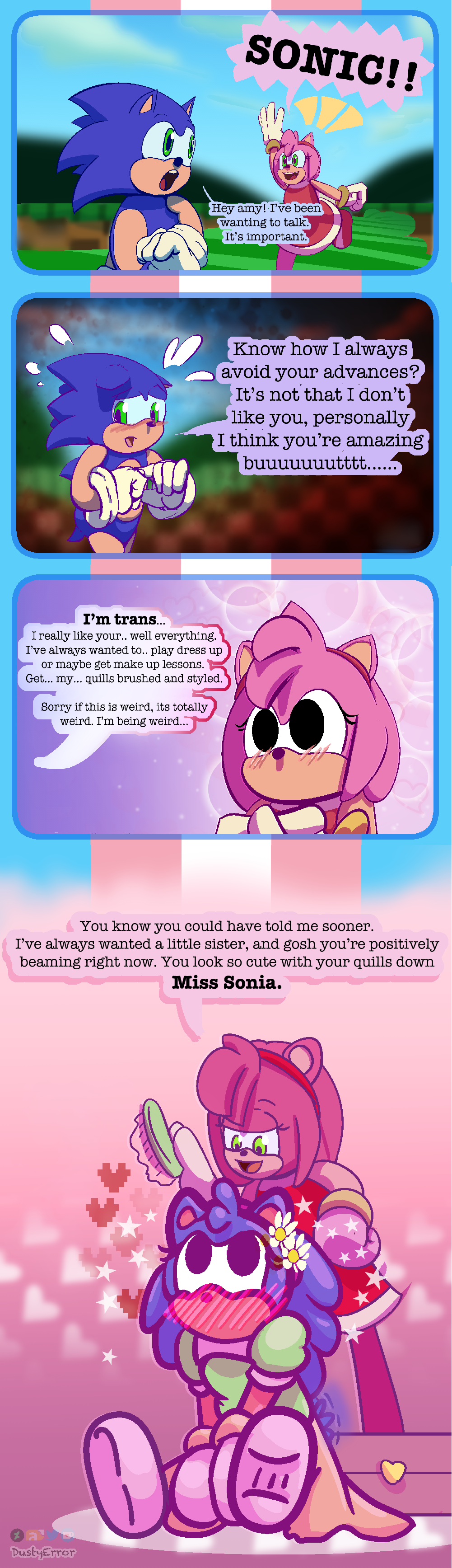Why do so many people insist Sonic is trans? As a trans person
