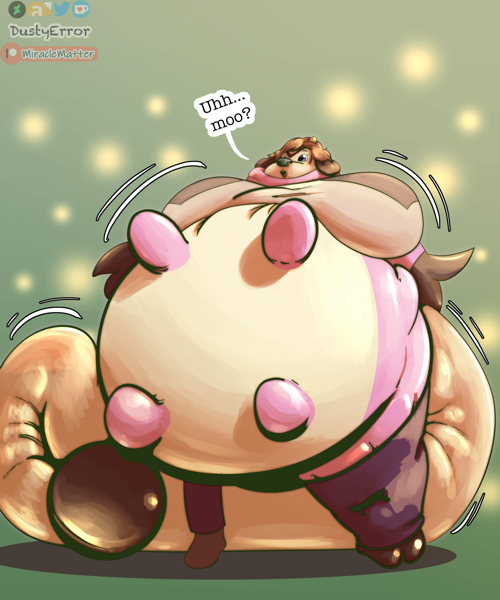 Pokemon TF a day - 241 Miltank by DustyError -- Fur Affinity [dot] net