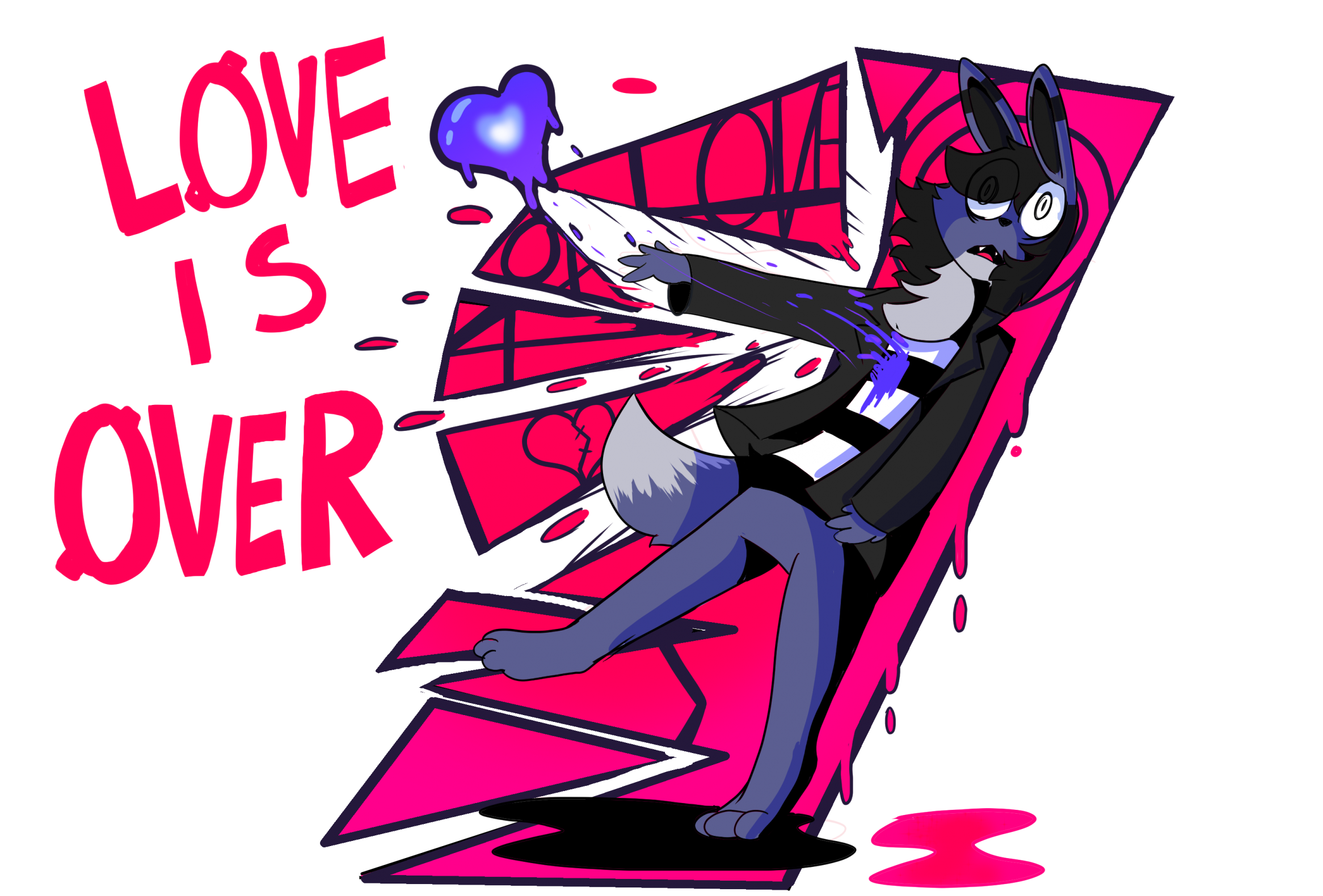 LOVE IS OVER - Game Over! by DXL128 -- Fur Affinity [dot] net