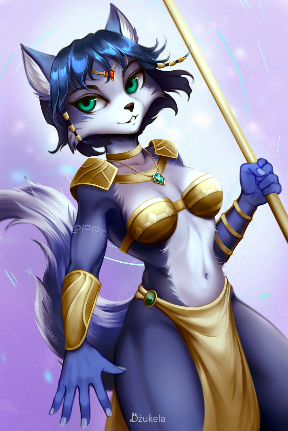 Krystal Fox fanart by Dzukela -- Fur Affinity [dot] net