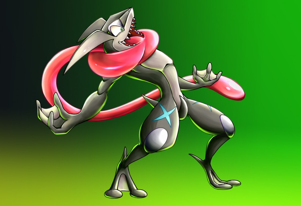 kikunyi's Evil Greninja WAFU- by E1ectronicChimera -- Fur Affinity [dot] net