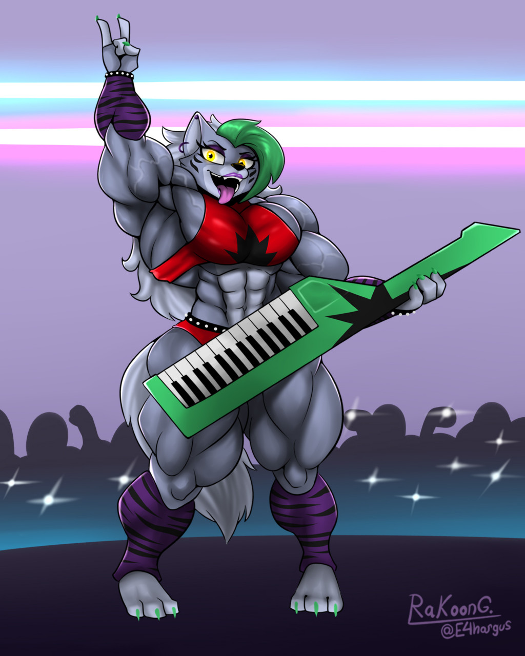 Comm pt2) lets rock! by E4Hargus -- Fur Affinity [dot] net