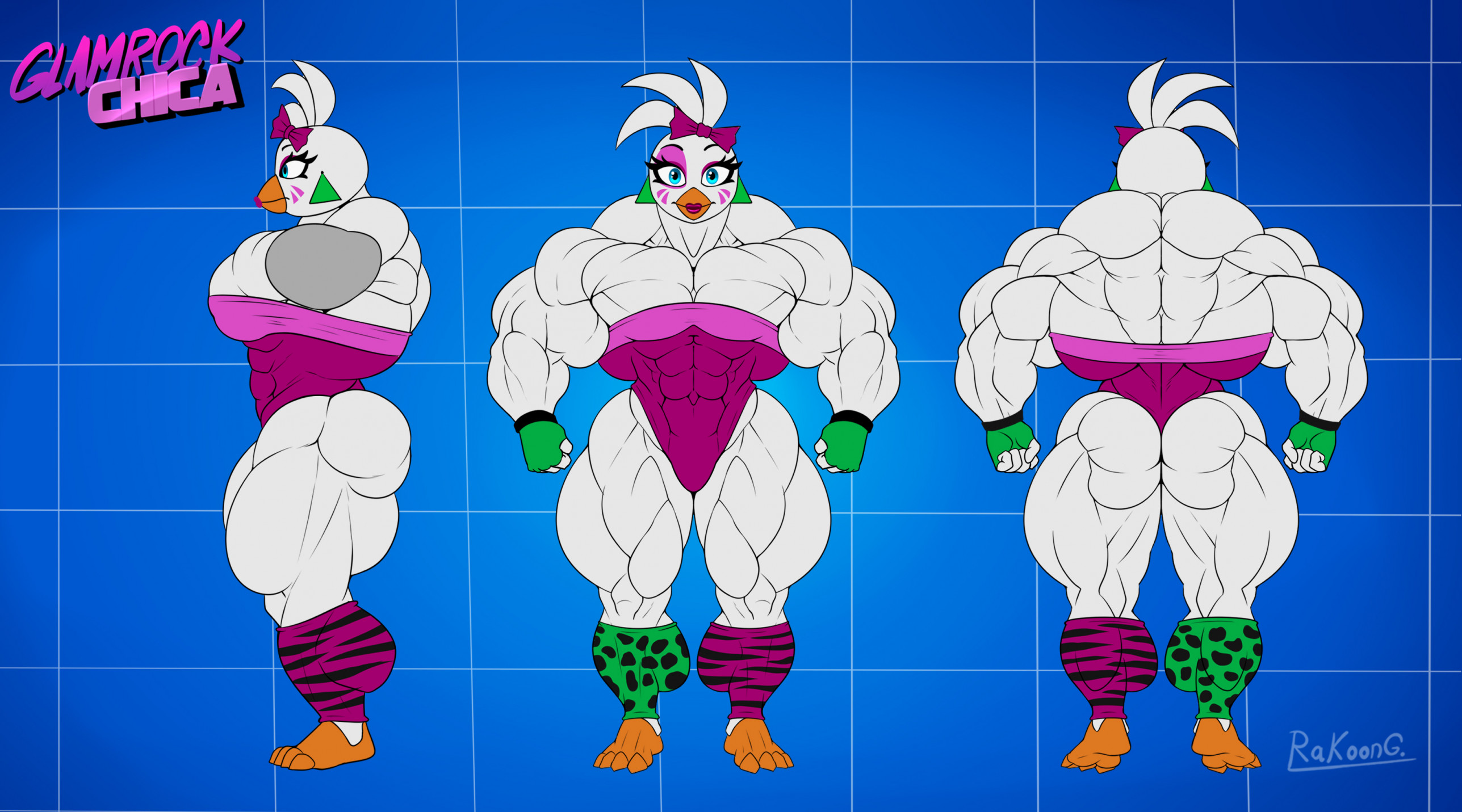 Buff Glamrock Chica ref sheet v1