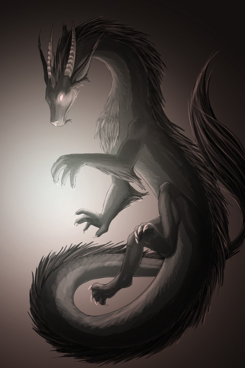 Мифический дракон гибрид