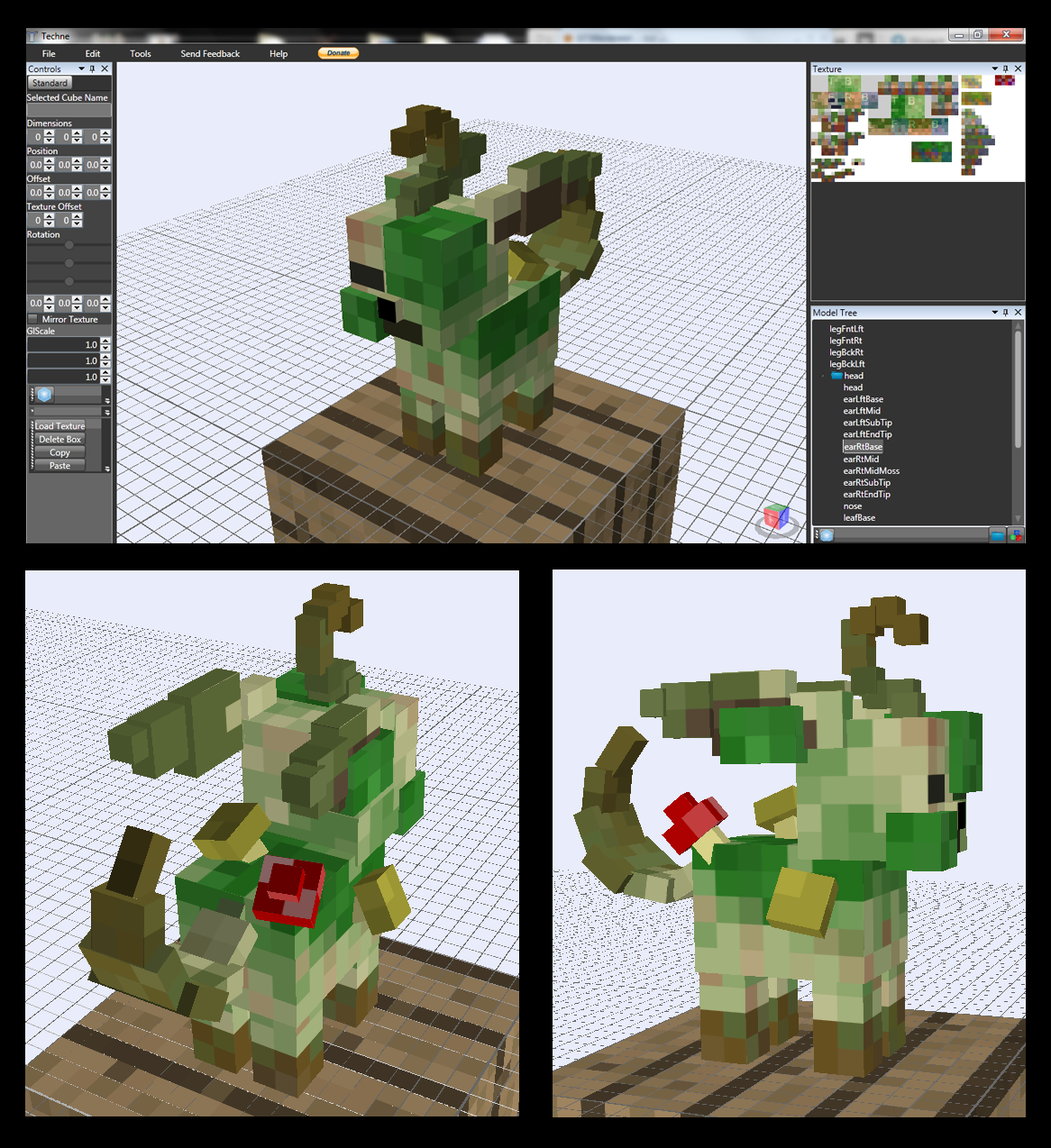 Minecraft Zombie Leafeon Mob V 0 5 0 By Eclipsis Fur Affinity Dot Net
