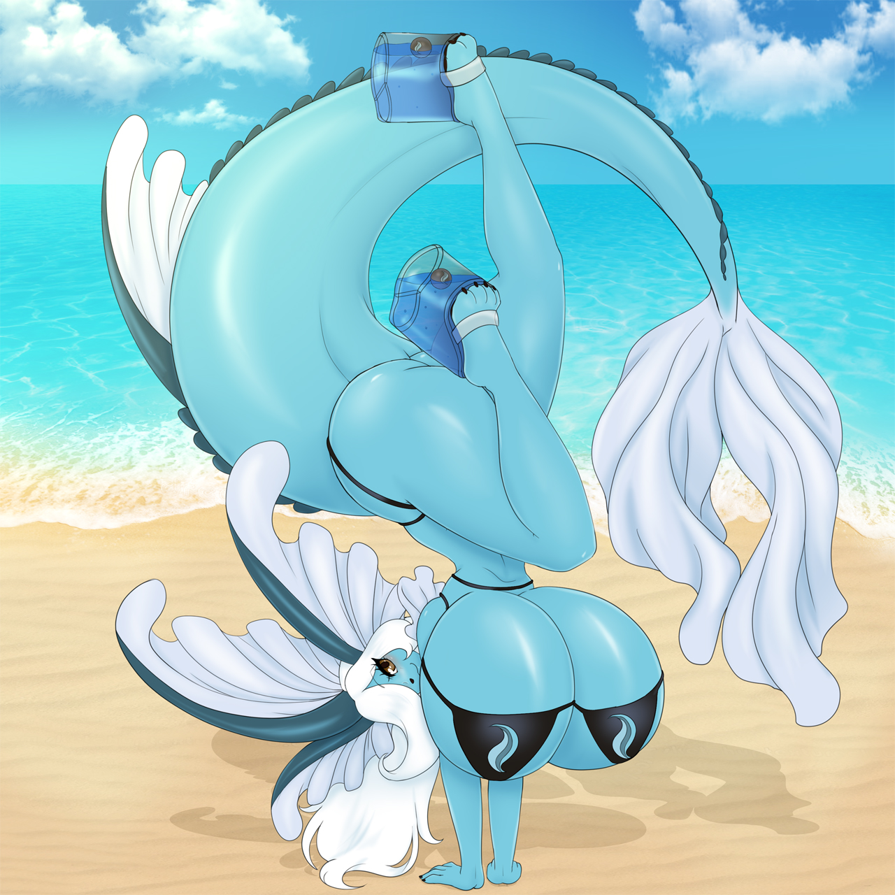 Volvautia – Mega Vaporeon Form by Suika by Eclipsis -- Fur Affinity [dot]  net