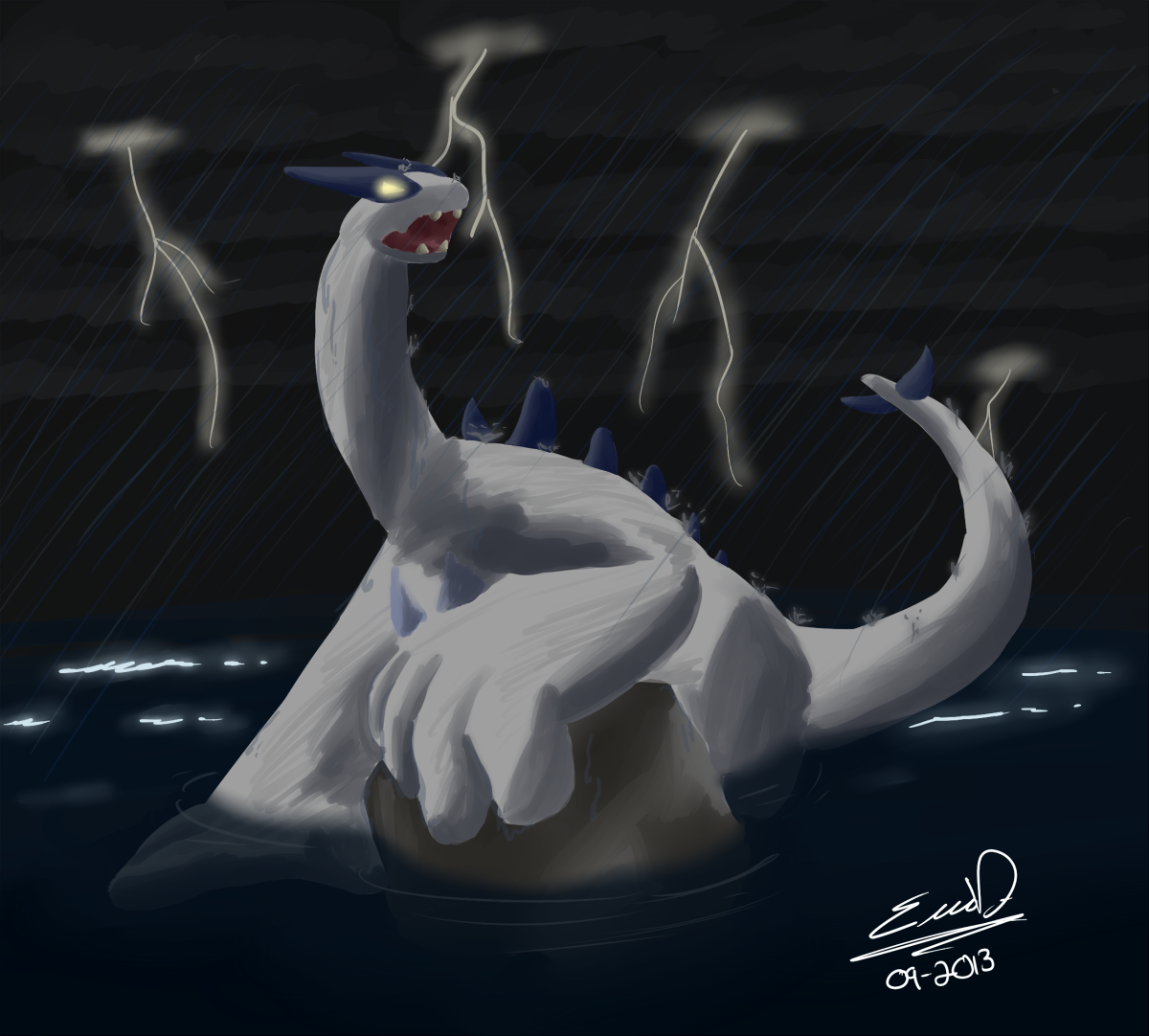 Lugia (BORED DOODLE) by HotMessExpress87 -- Fur Affinity [dot] net