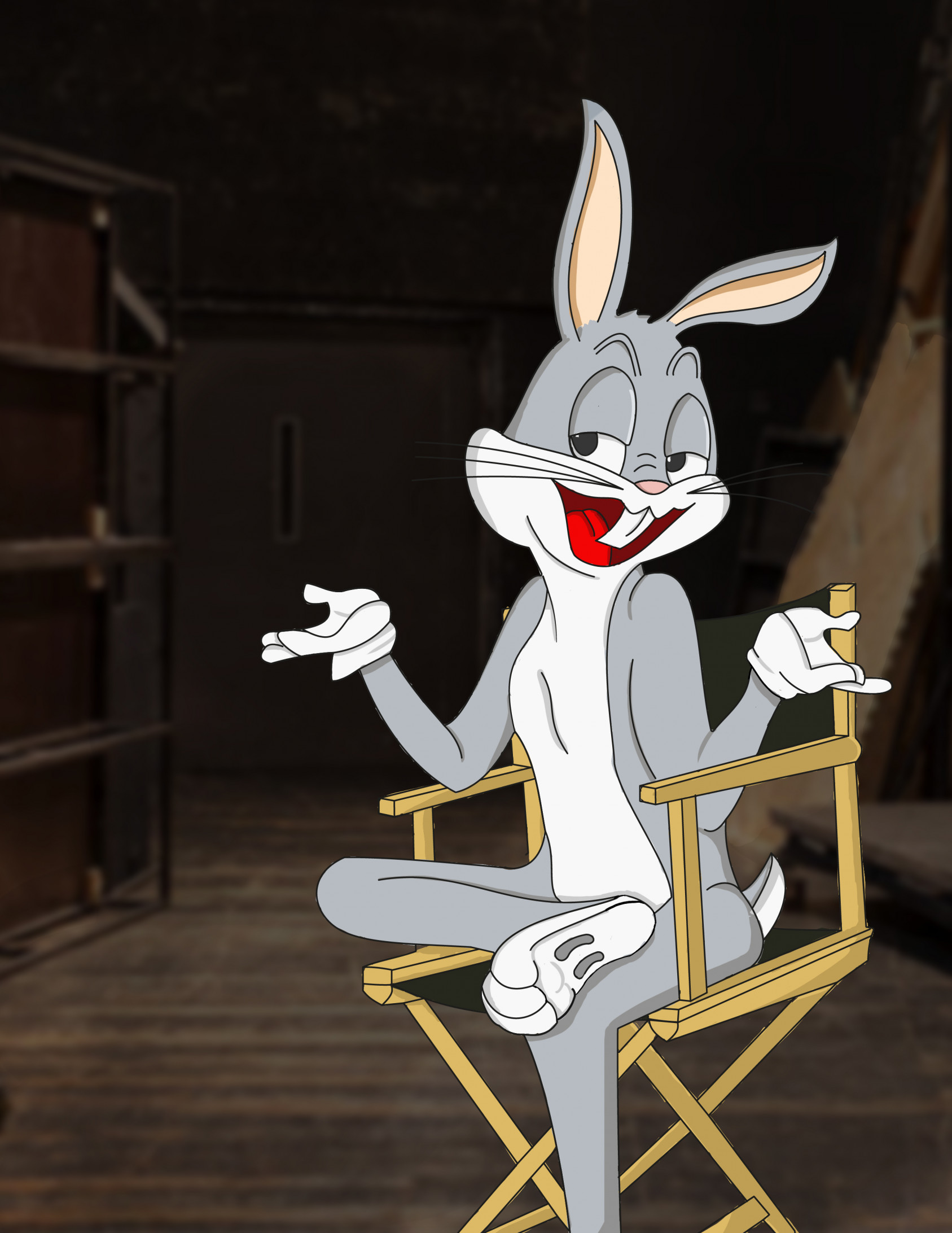 Bugs Bunny in a Backstage Interview by EDHEZ -- Fur Affinity [dot] net