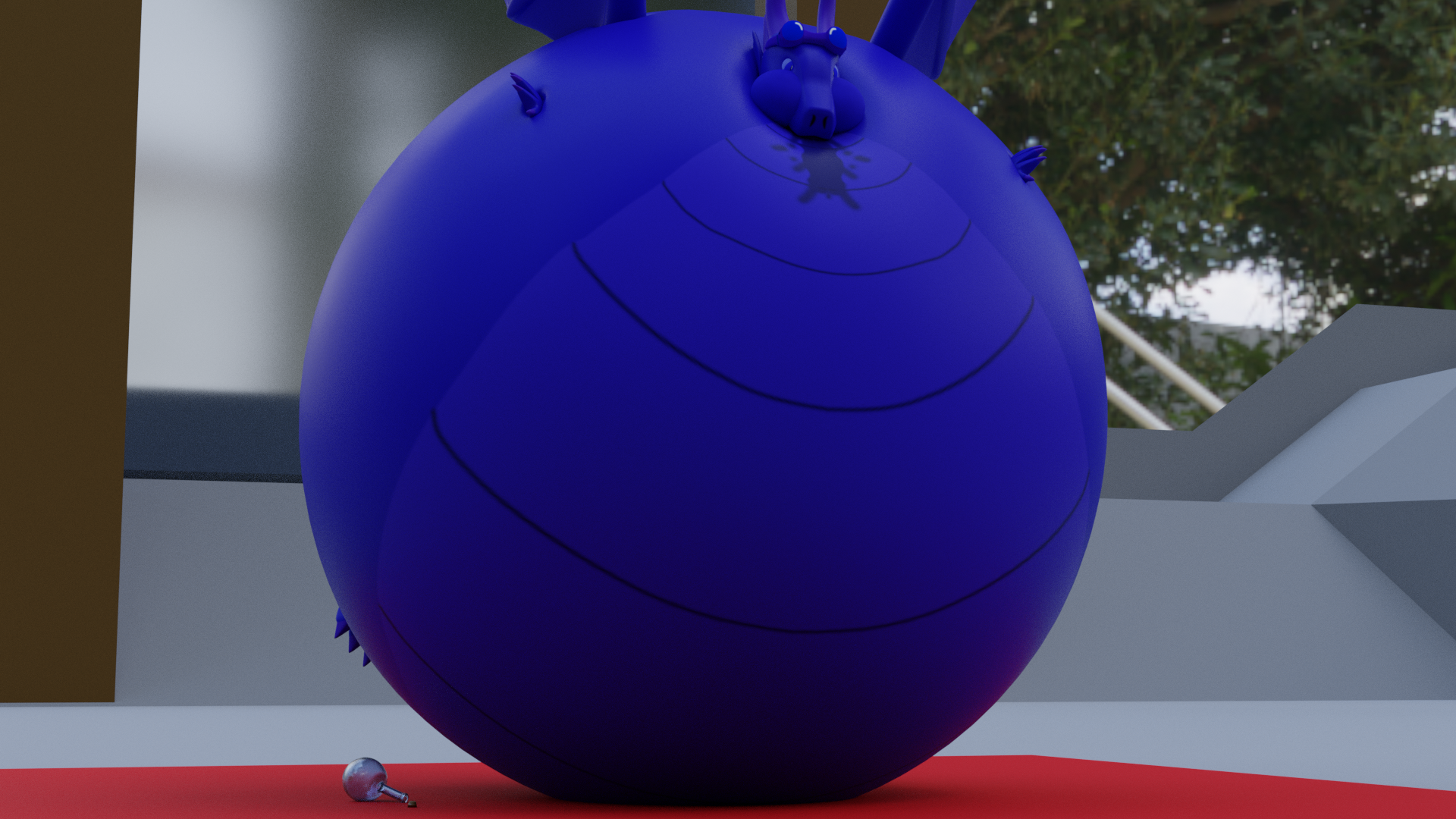 Blueberry Potion in 3D by edragon45 -- Fur Affinity [dot] net