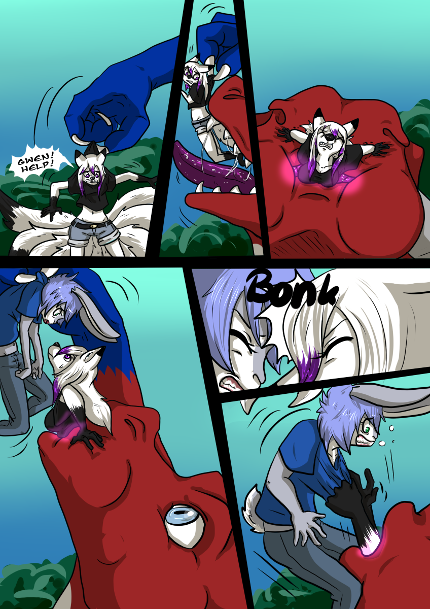 Vore Comic Page 3/5 by eente -- Fur Affinity [dot] net