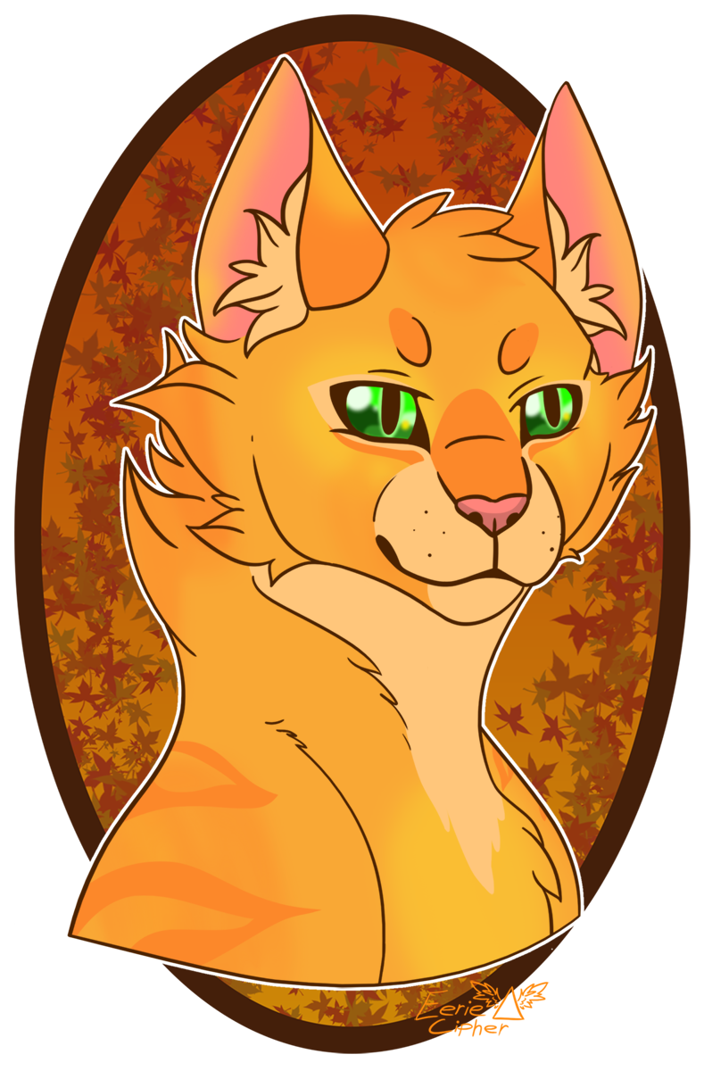 Firestar text template - Warrior cats - Digital Art, Childrens Art