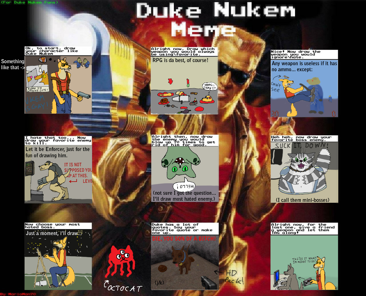 MarioMan70s Duke Nukem meme by eerph -- Fur Affinity [dot] net