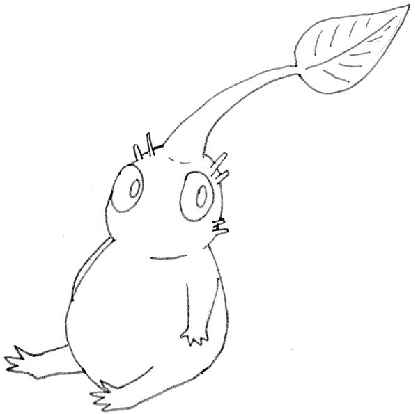 pikmin 3 coloring pages