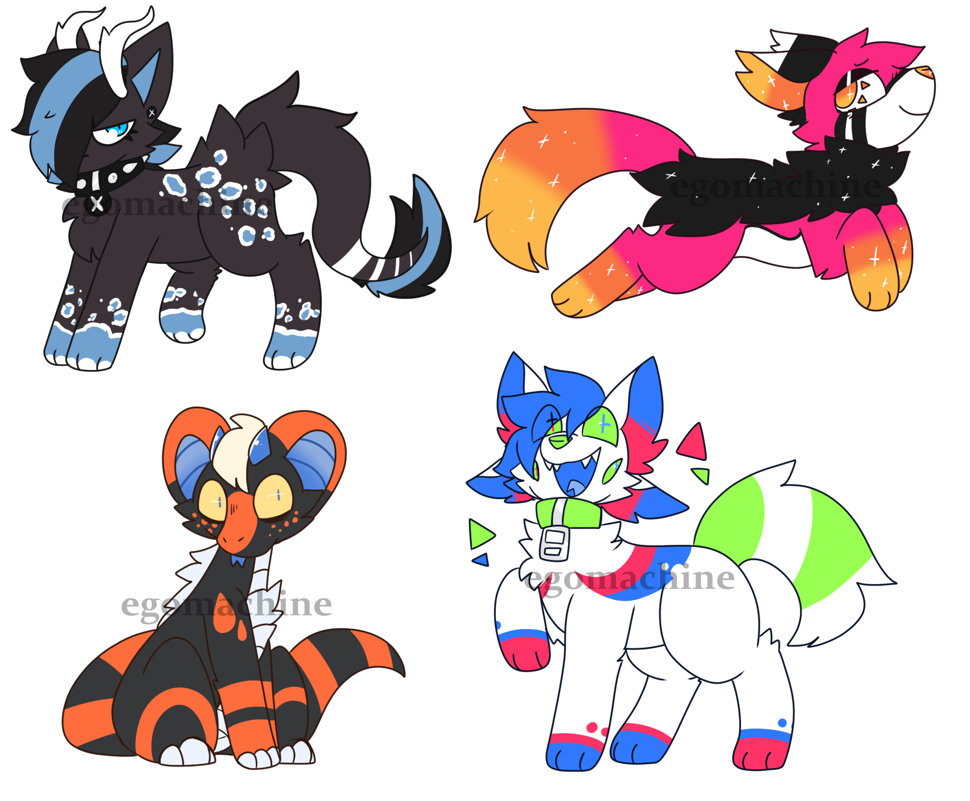 UPDATED PRICES Assorted Creature Adopts [CLOSED] by egomachine -- Fur ...