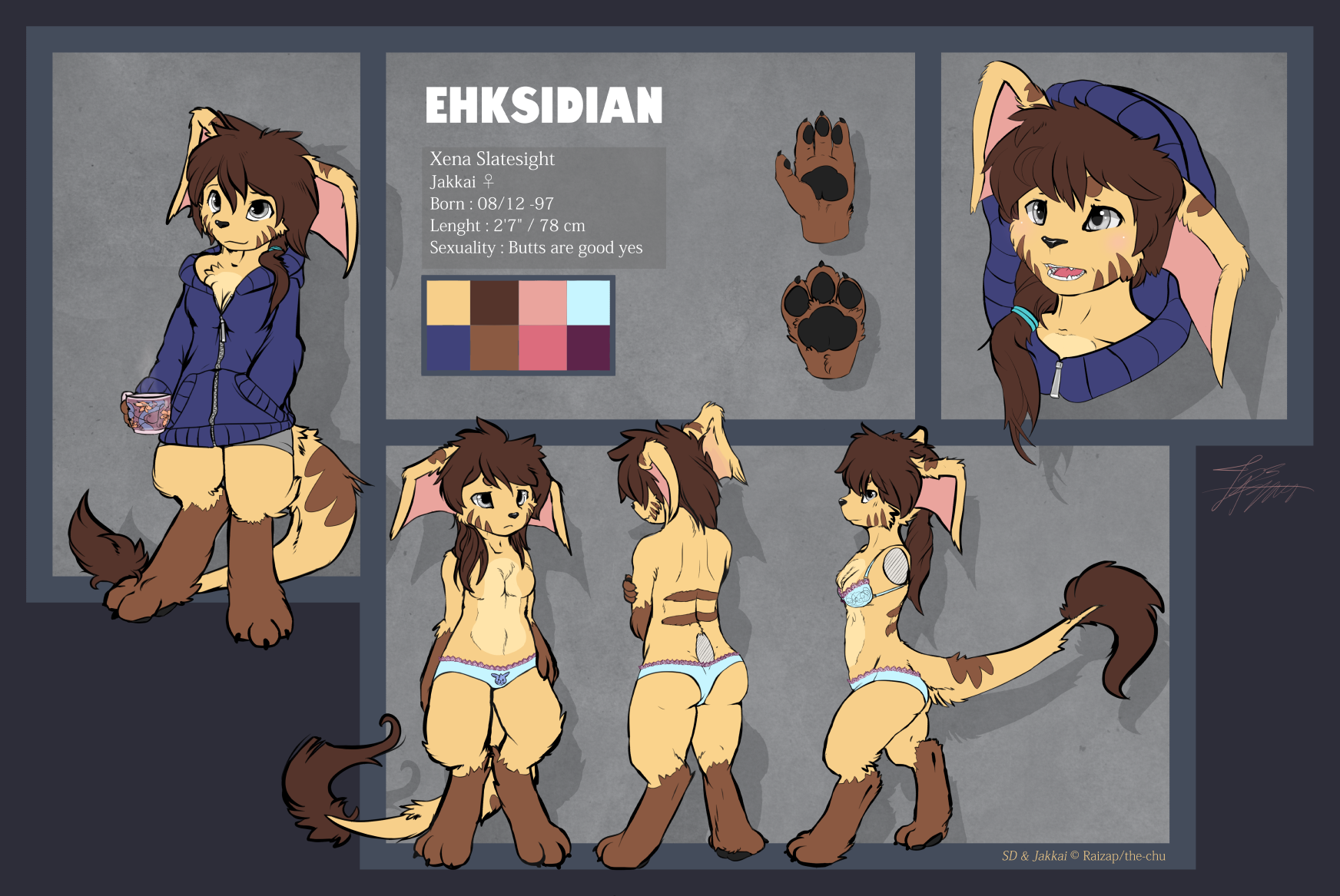 Sakaki Kanae Reference sheet by Tohkatana -- Fur Affinity [dot] net