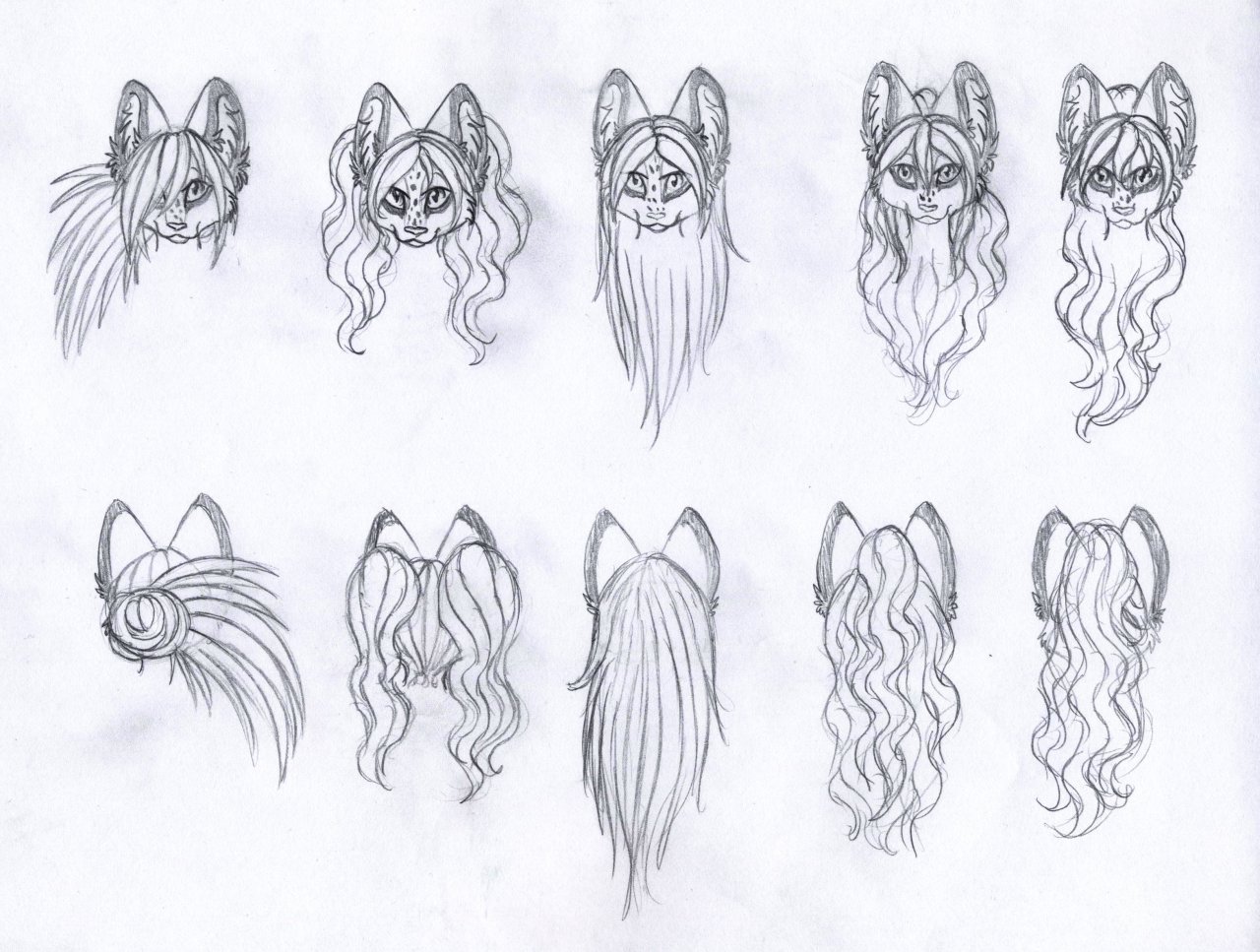 Azi Hairstyle Sketches By Ehwazhellkat Fur Affinity Dot Net