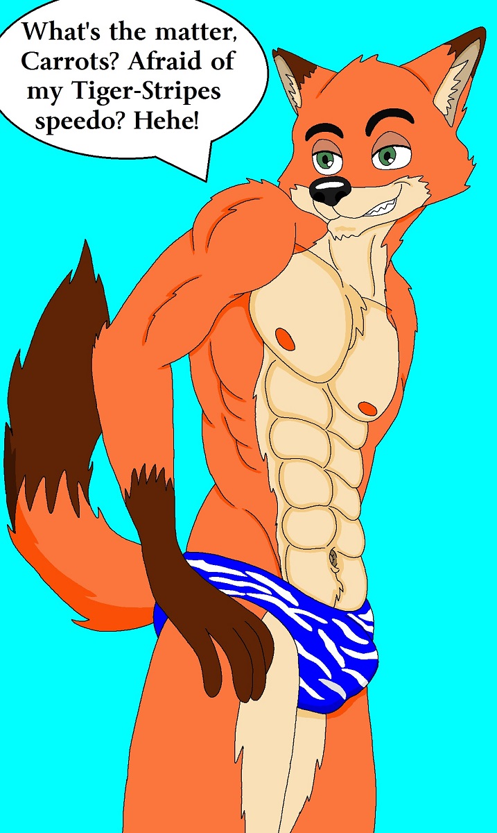 Buff Nick Wilde (Collaboration) by EJ_Husky -- Fur Affinity [dot] net