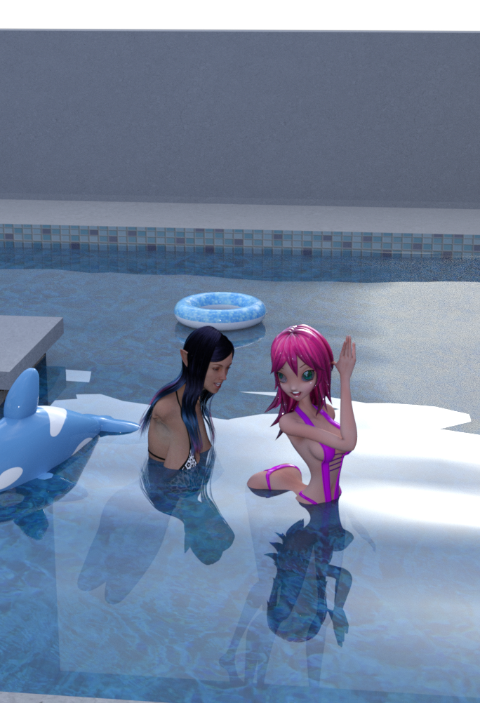 Poolrooms with Inflatable by ExoticCrystal -- Fur Affinity [dot] net