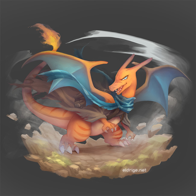 Mega Charizard X by eldrige -- Fur Affinity [dot] net