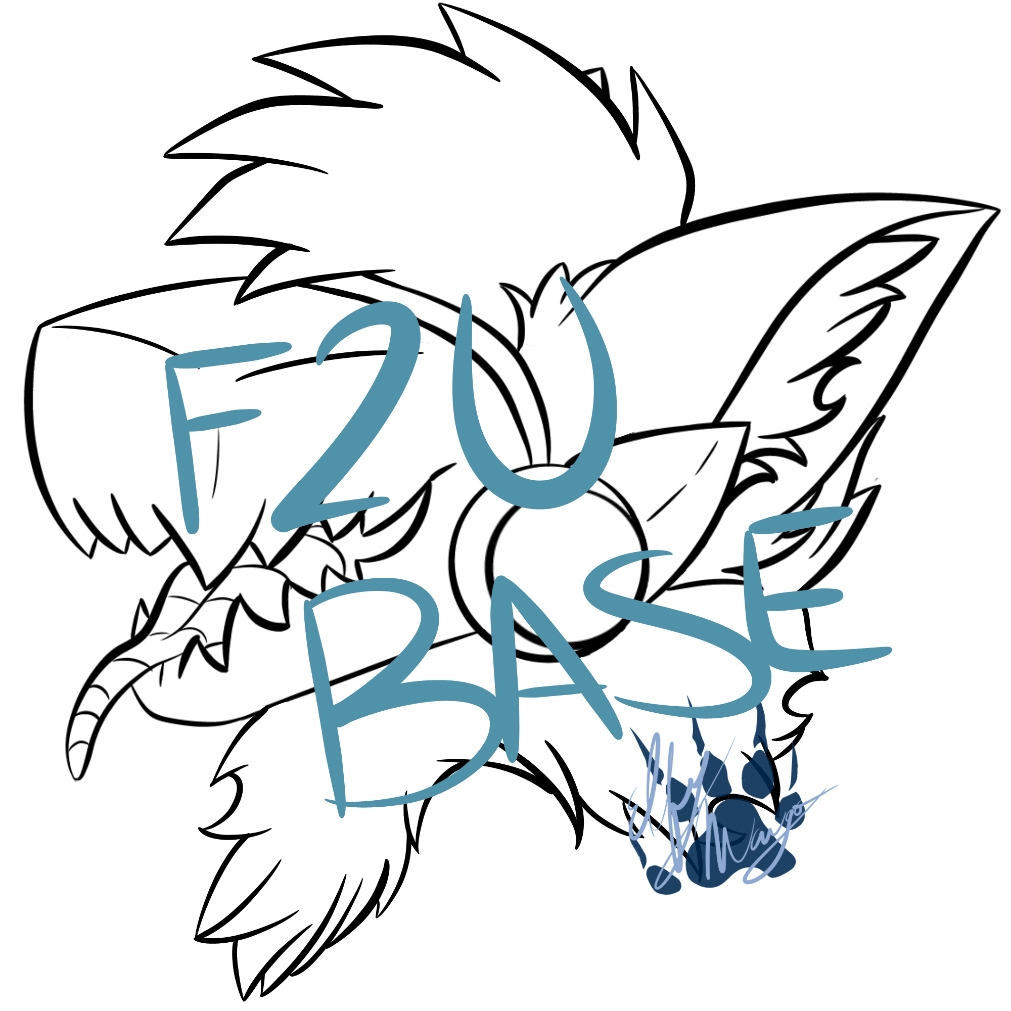 F2U Protogen Head Base CLOSED. 