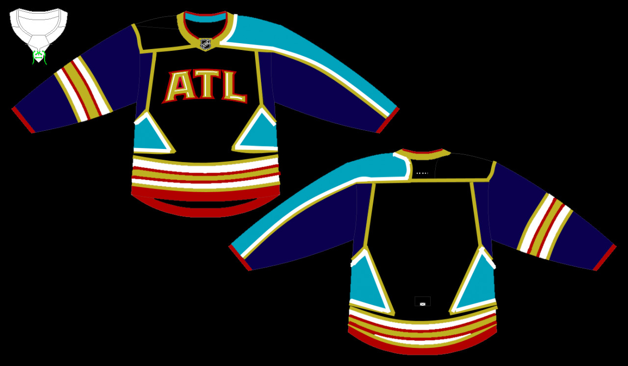 Atlanta Thrashers jersey concepts from @z89design. Thoughts🤔  #EverythingHockey #EHClothing