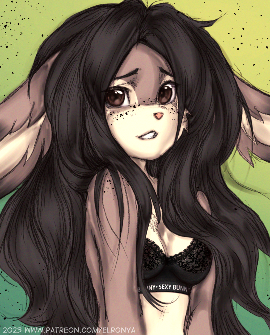 Sexy bunny by Elronya -- Fur Affinity [dot] net