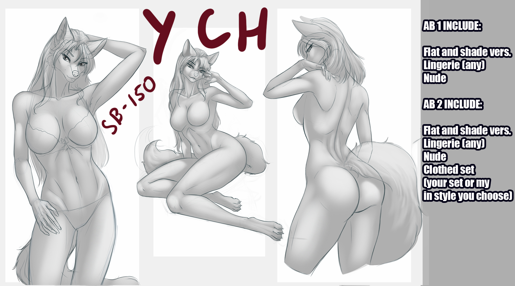 YCH: Perfect at any side (2) by Elvofirida -- Fur Affinity [dot] net