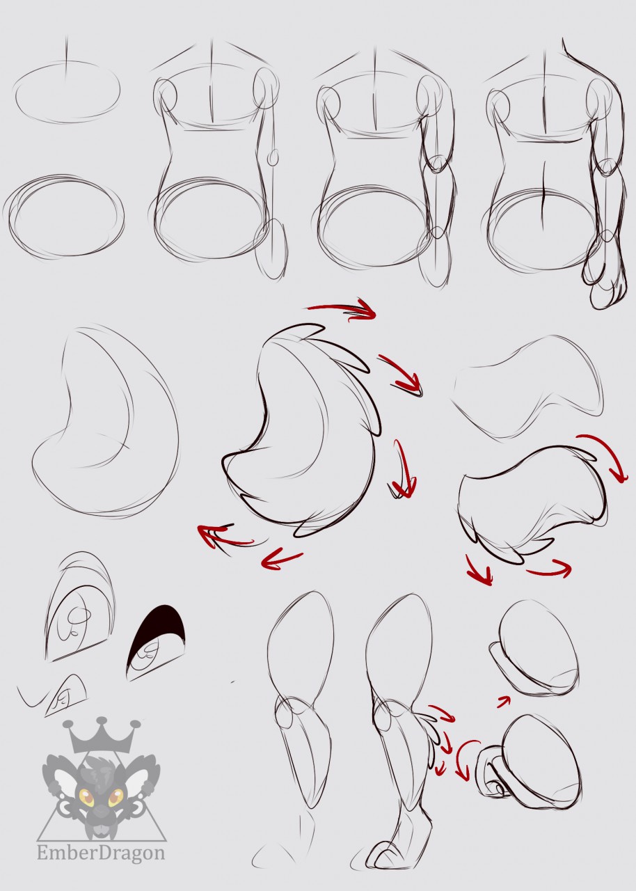 Tutorial: Arms, Tails, Legs (and eyes). 