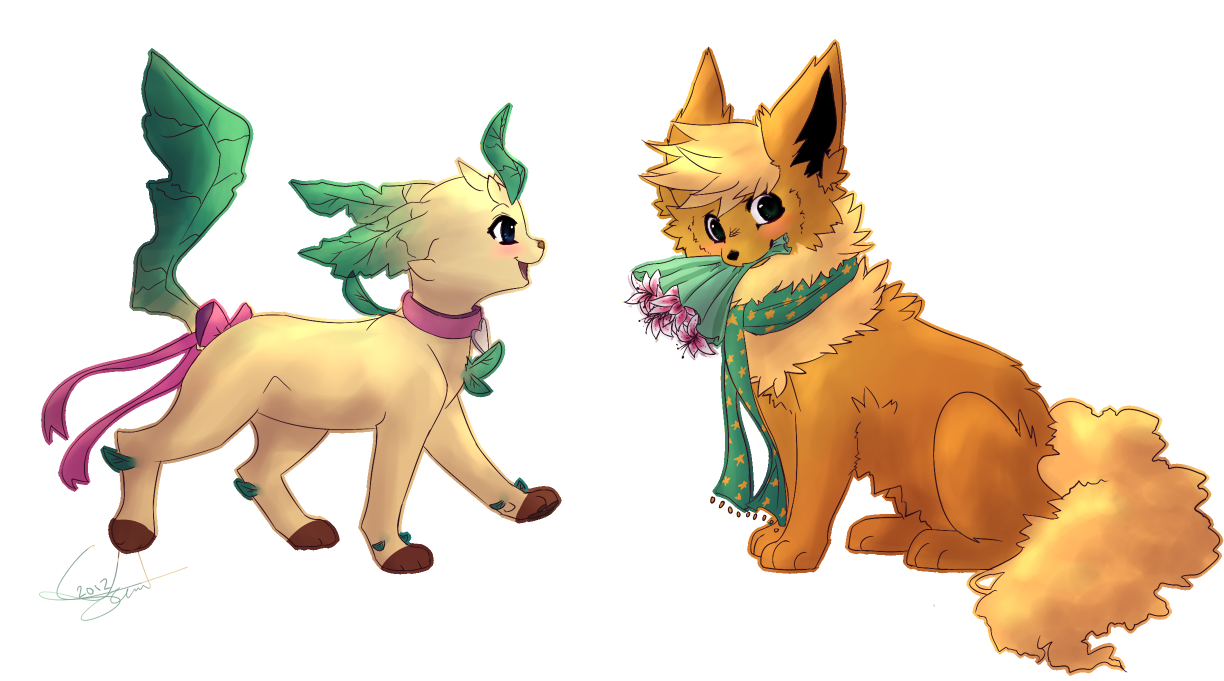 Flareon x leafeon