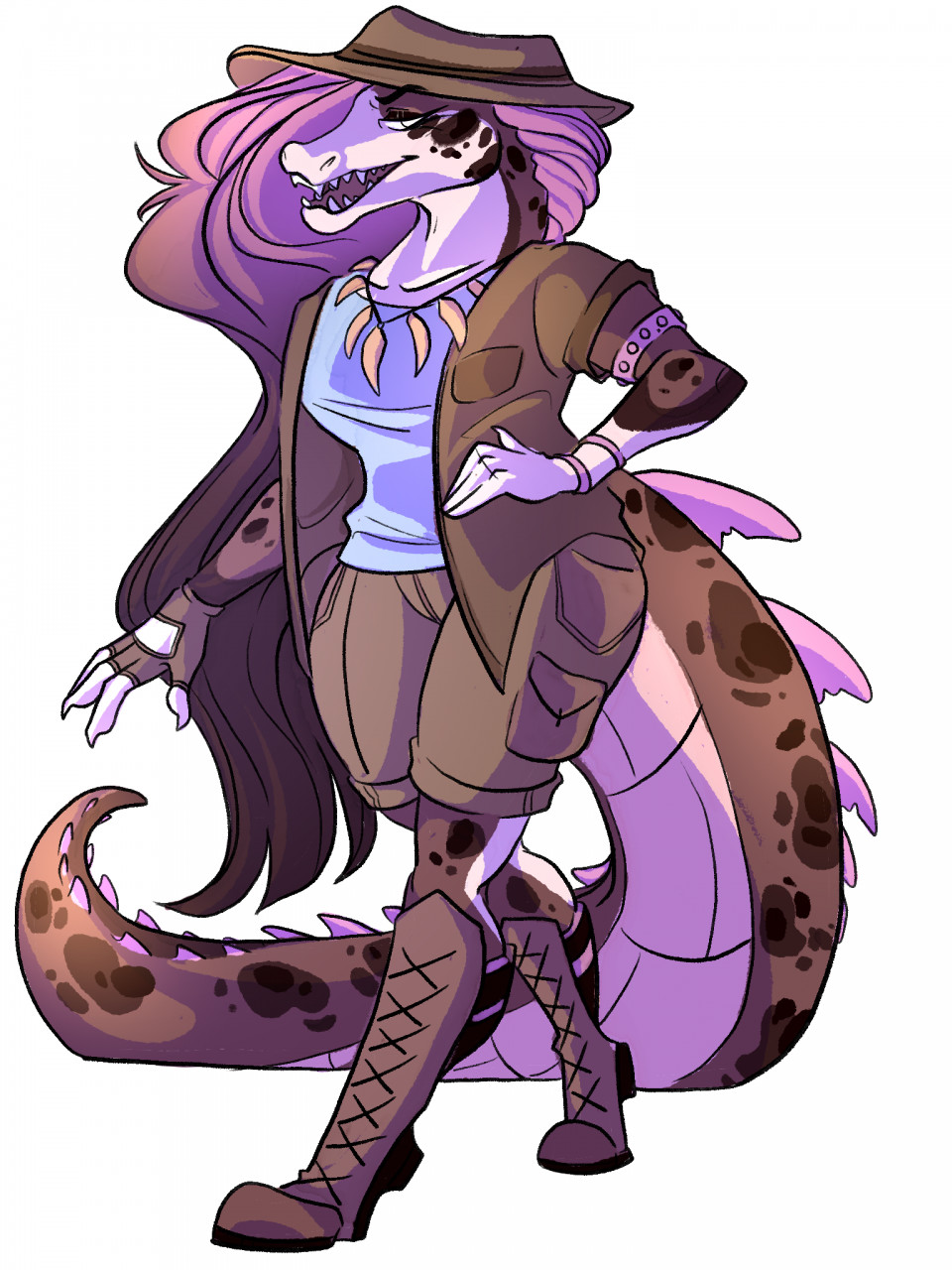 Kaeva the australian croc [comm]