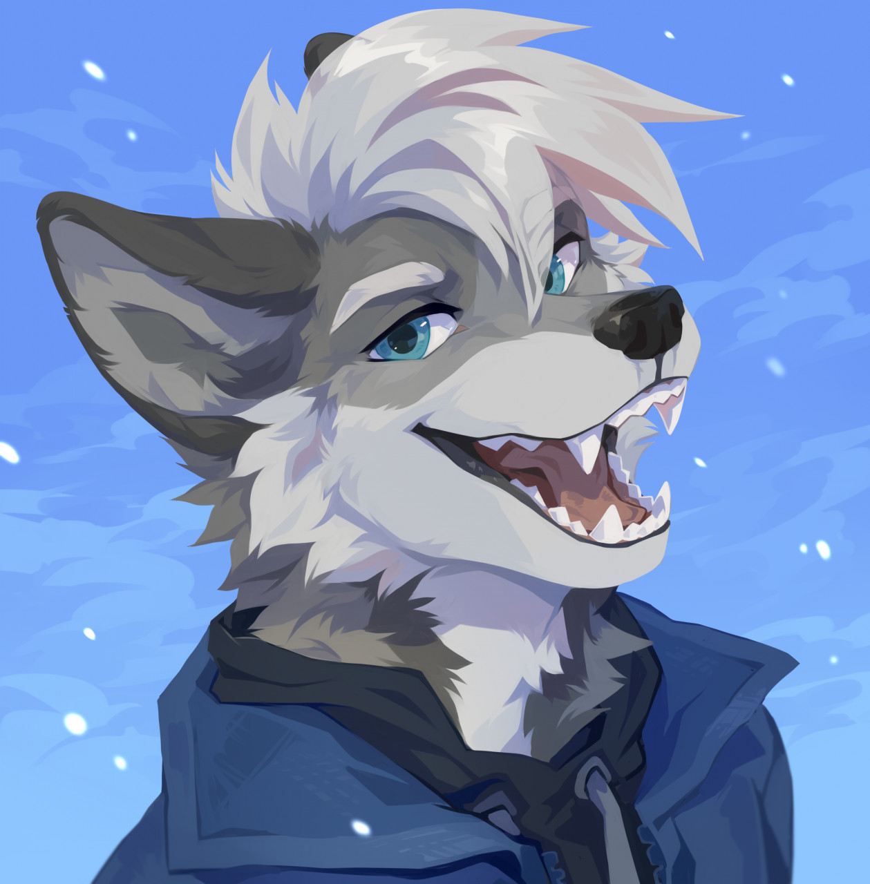 Furry wolf