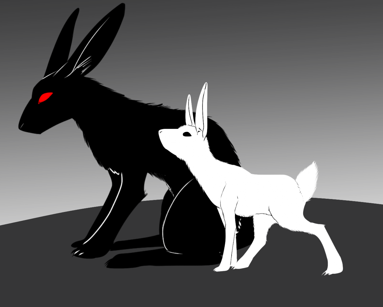 Black rabbit of inle by EmieChii -- Fur Affinity [dot] net